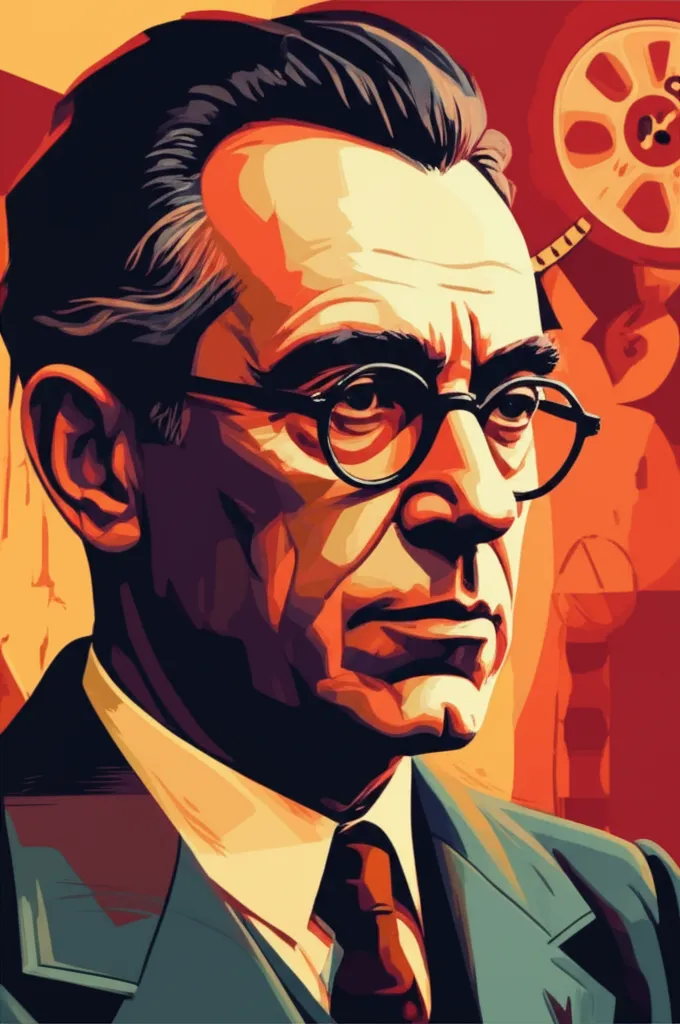 Artistic portrait of Albert Lewin