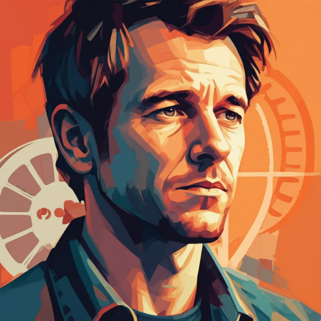 Artistic portrait of Edward Norton