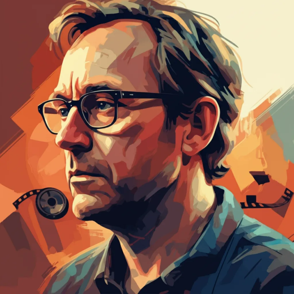 Artistic portrait of Petter Næss