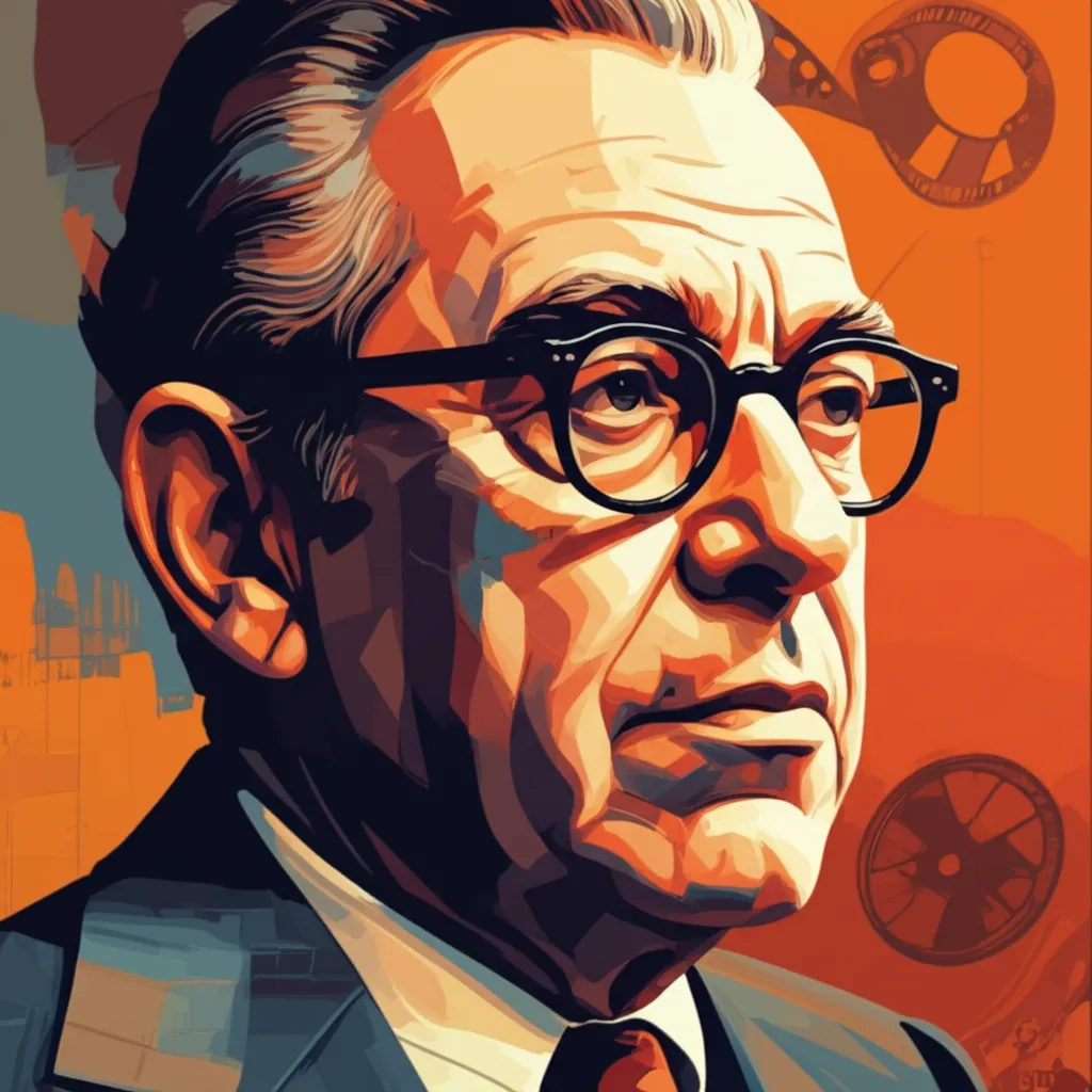 Artistic portrait of Melvin Frank