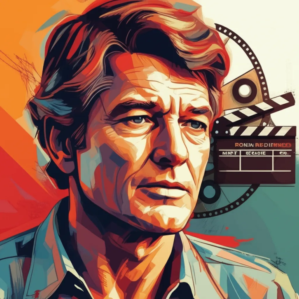 Artistic portrait of Robert Redford