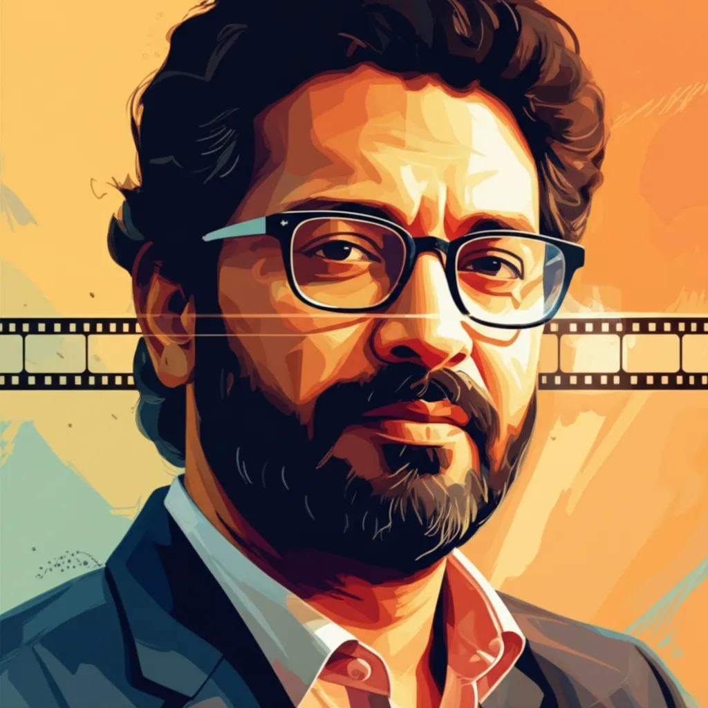 Artistic portrait of Raja Menon