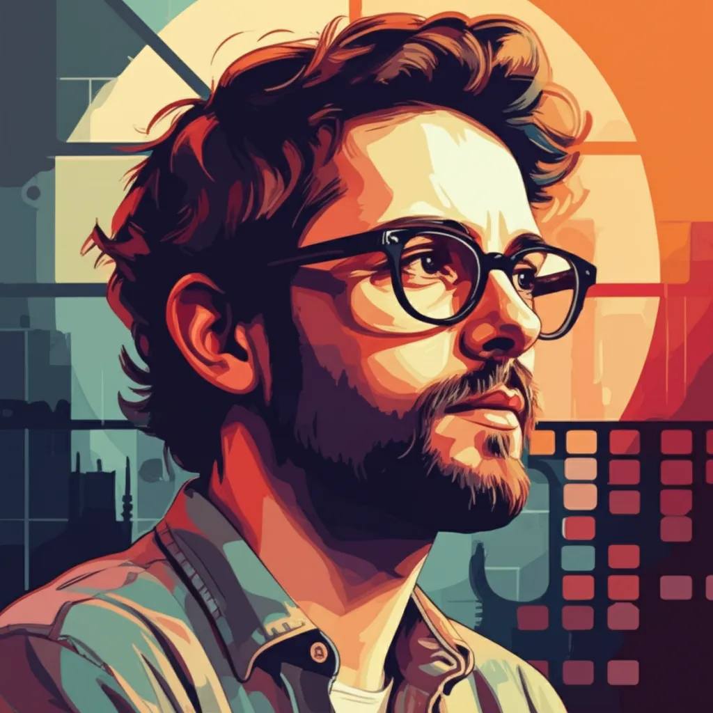 Artistic portrait of Alex Gregory