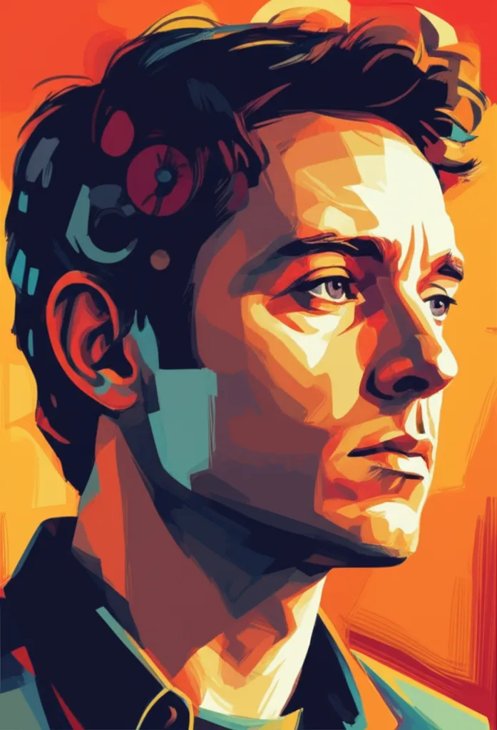 Artistic portrait of Tom Green