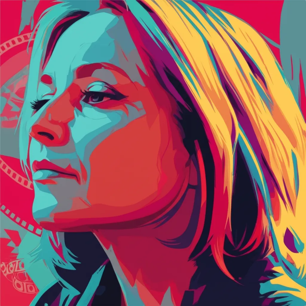 Artistic portrait of Jennifer Fox