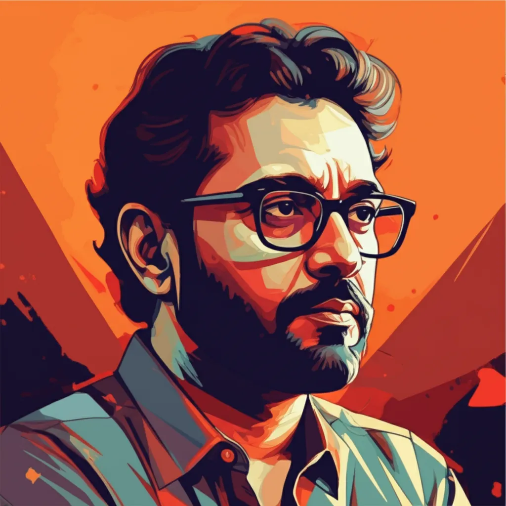Artistic portrait of Rajesh Bhatia