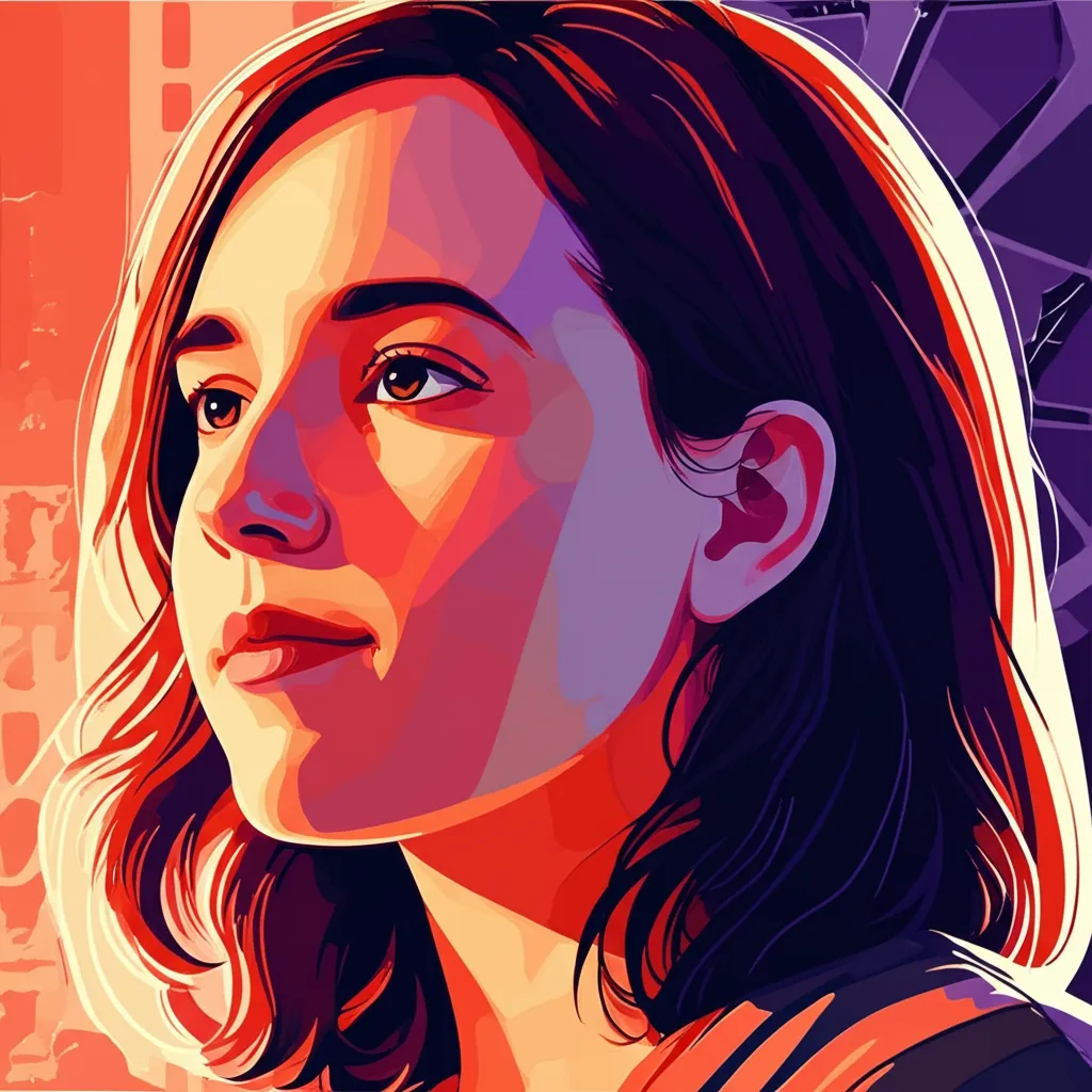 Artistic portrait of Emma Seligman