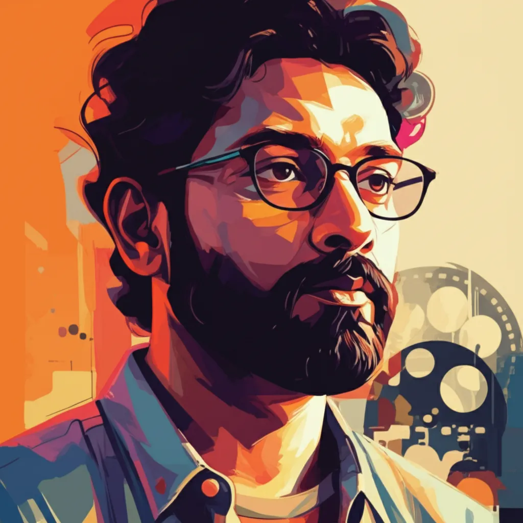 Artistic portrait of Sunny Mandavarra