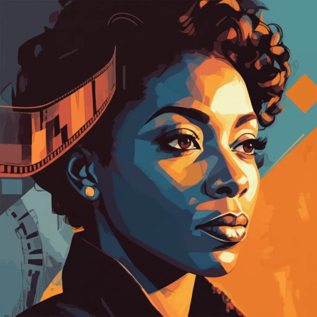 Artistic portrait of Amma Asante