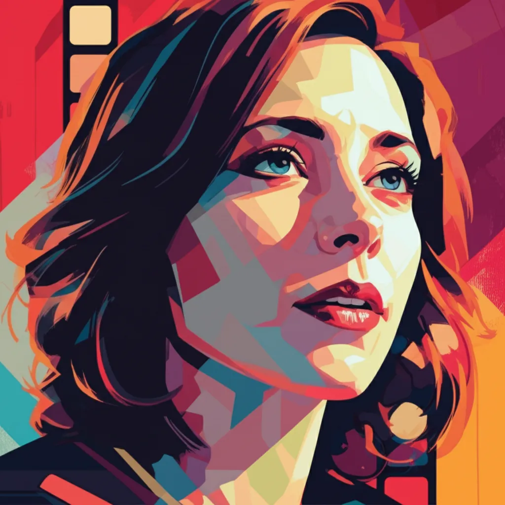 Artistic portrait of Lucia Aniello
