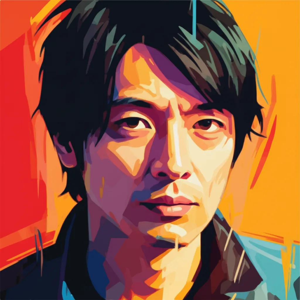 Artistic portrait of Ryûhei Kitamura