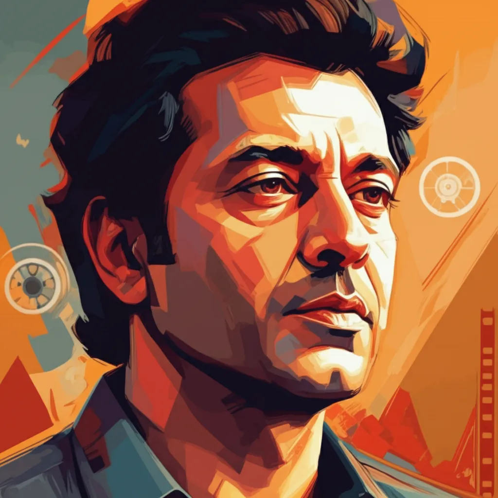 Artistic portrait of Sajid Nadiadwala