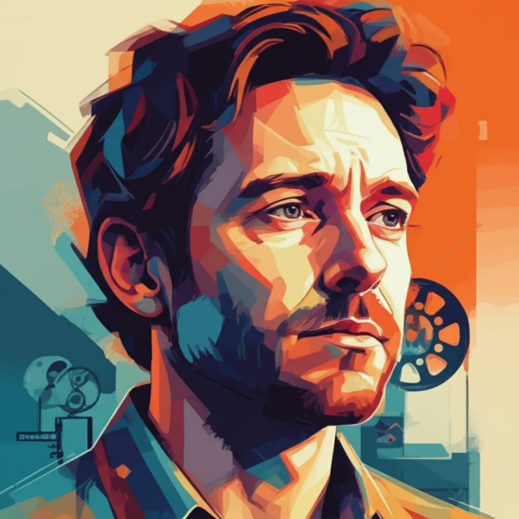 Artistic portrait of Mark Duplass