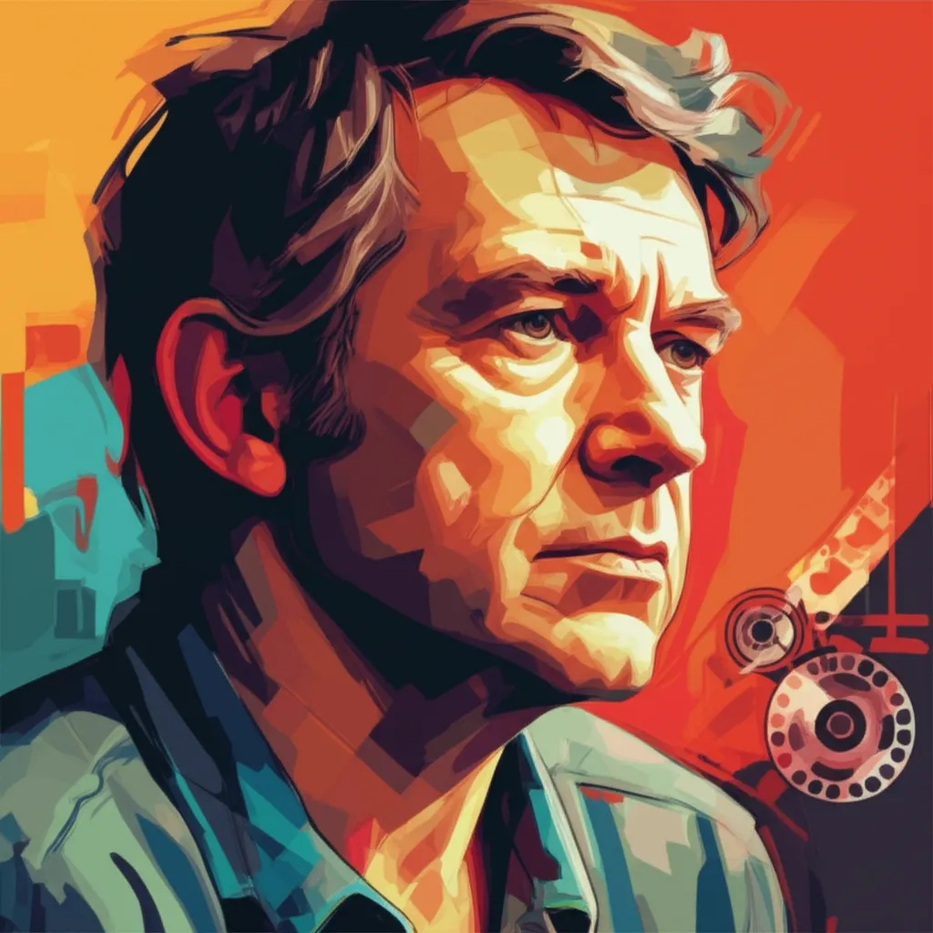 Artistic portrait of Vincent Ward
