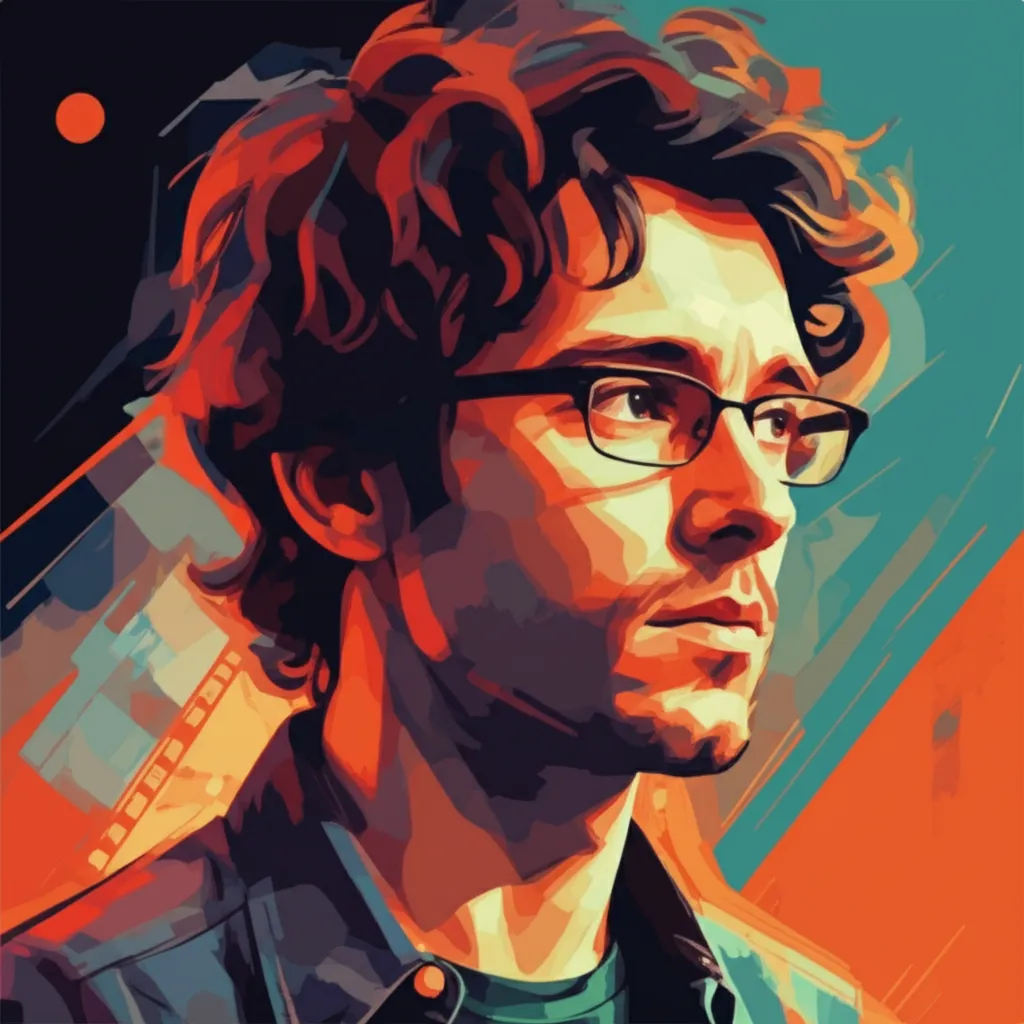 Artistic portrait of Brett Simon