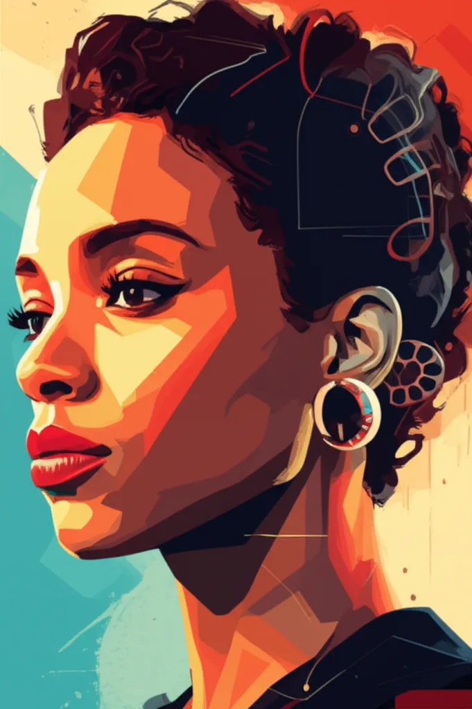Artistic portrait of Melina Matsoukas