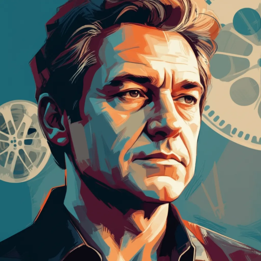 Artistic portrait of Christian Duguay
