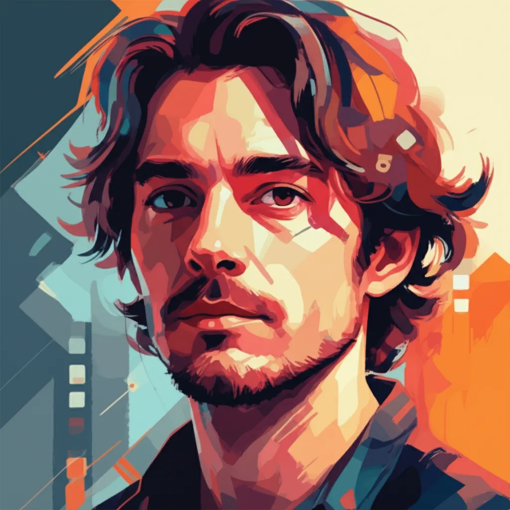 Artistic portrait of Michael Sarnoski