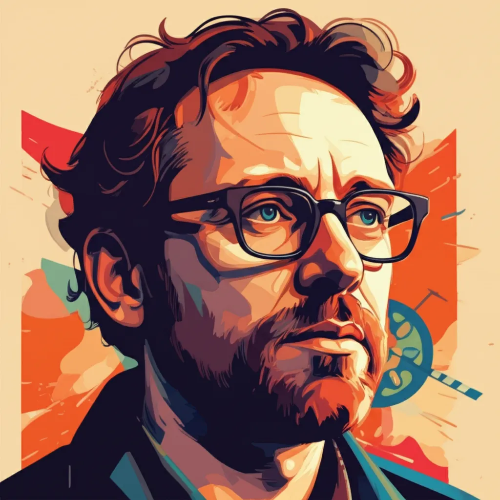 Artistic portrait of Stéphane Aubier