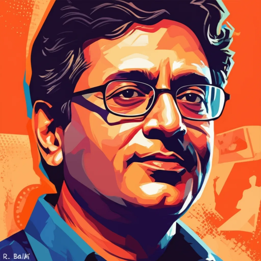 Artistic portrait of R Balki