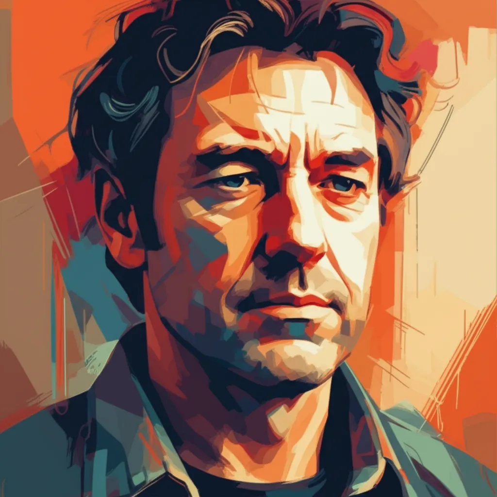 Artistic portrait of Geoff Moore