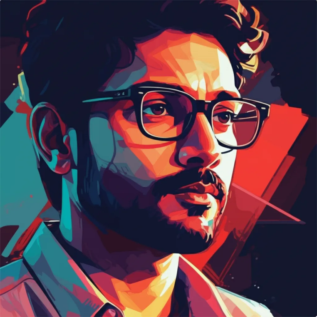 Artistic portrait of Jayprad Desai
