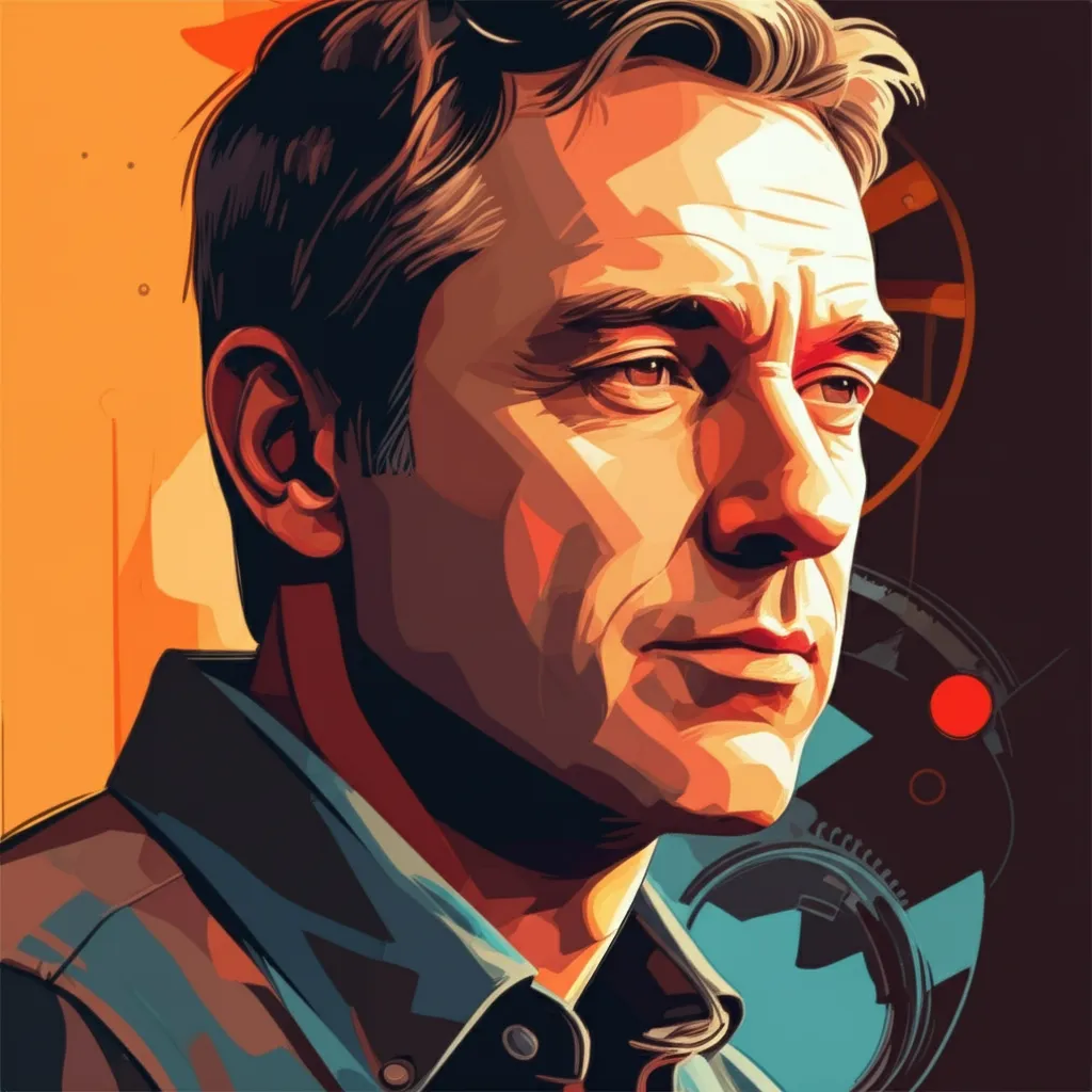 Artistic portrait of Brian Goodman