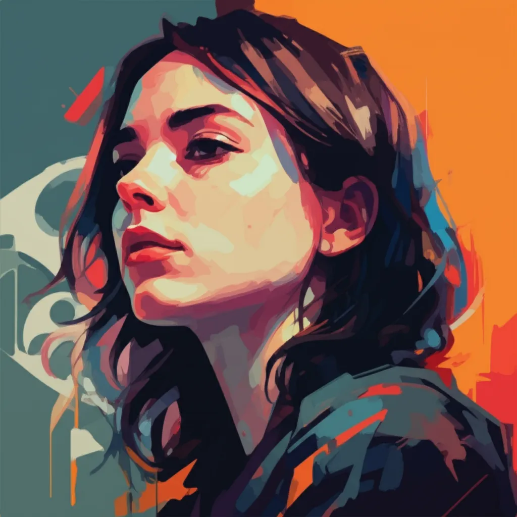 Artistic portrait of Cecilia Verheyden