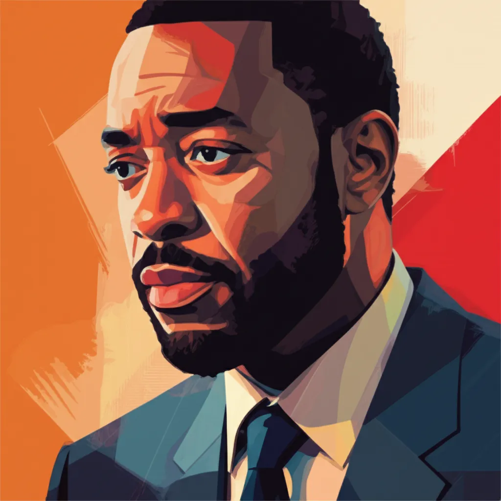 Artistic portrait of Malcolm D. Lee