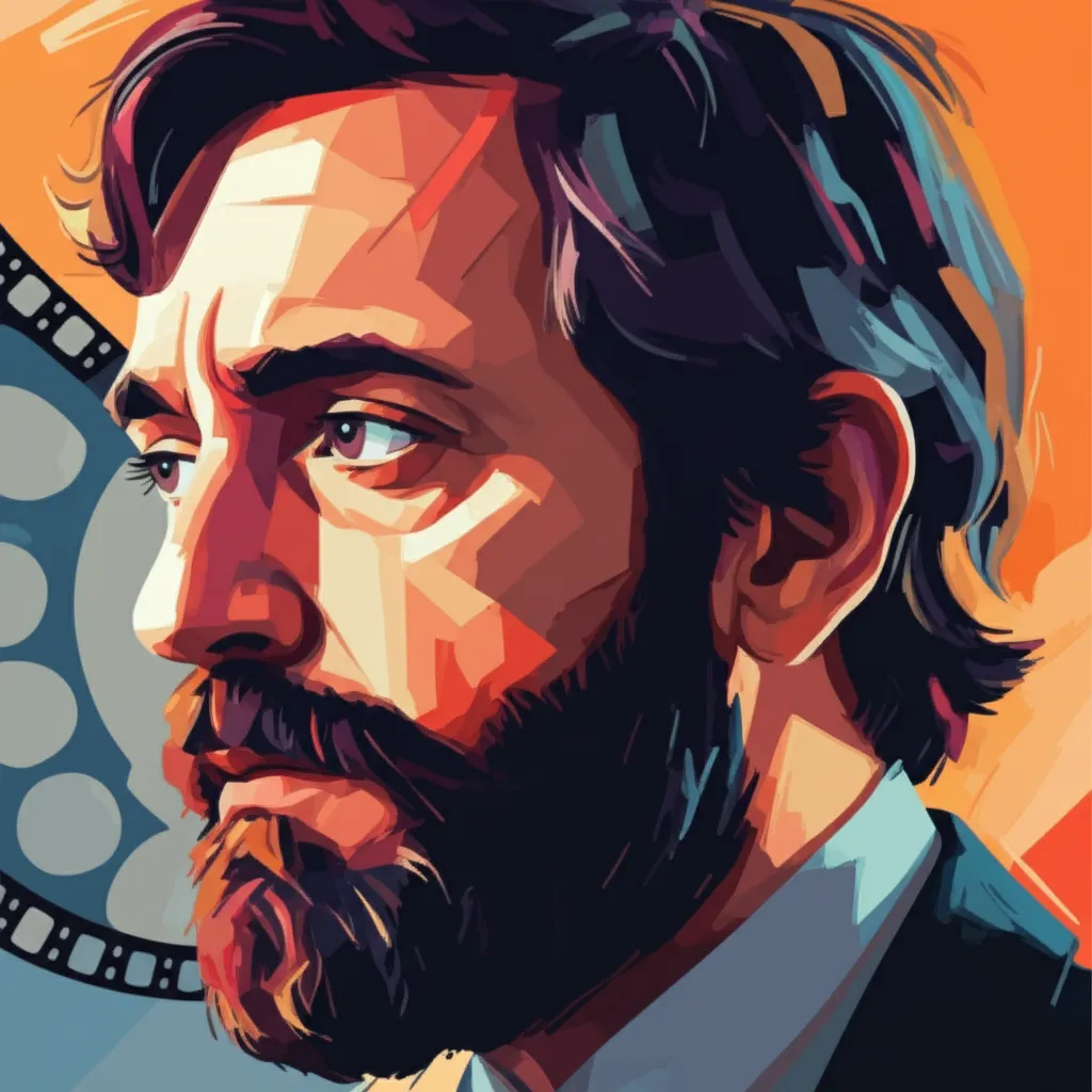 Artistic portrait of Luca Guadagnino