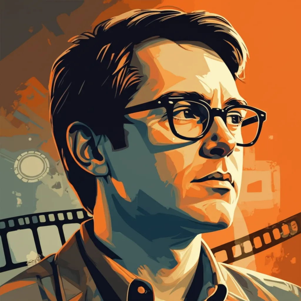 Artistic portrait of Kerry Conran