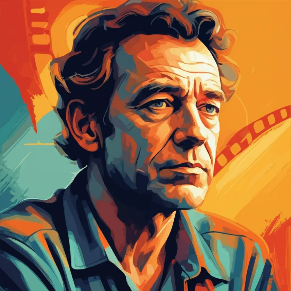 Artistic portrait of François Dupeyron