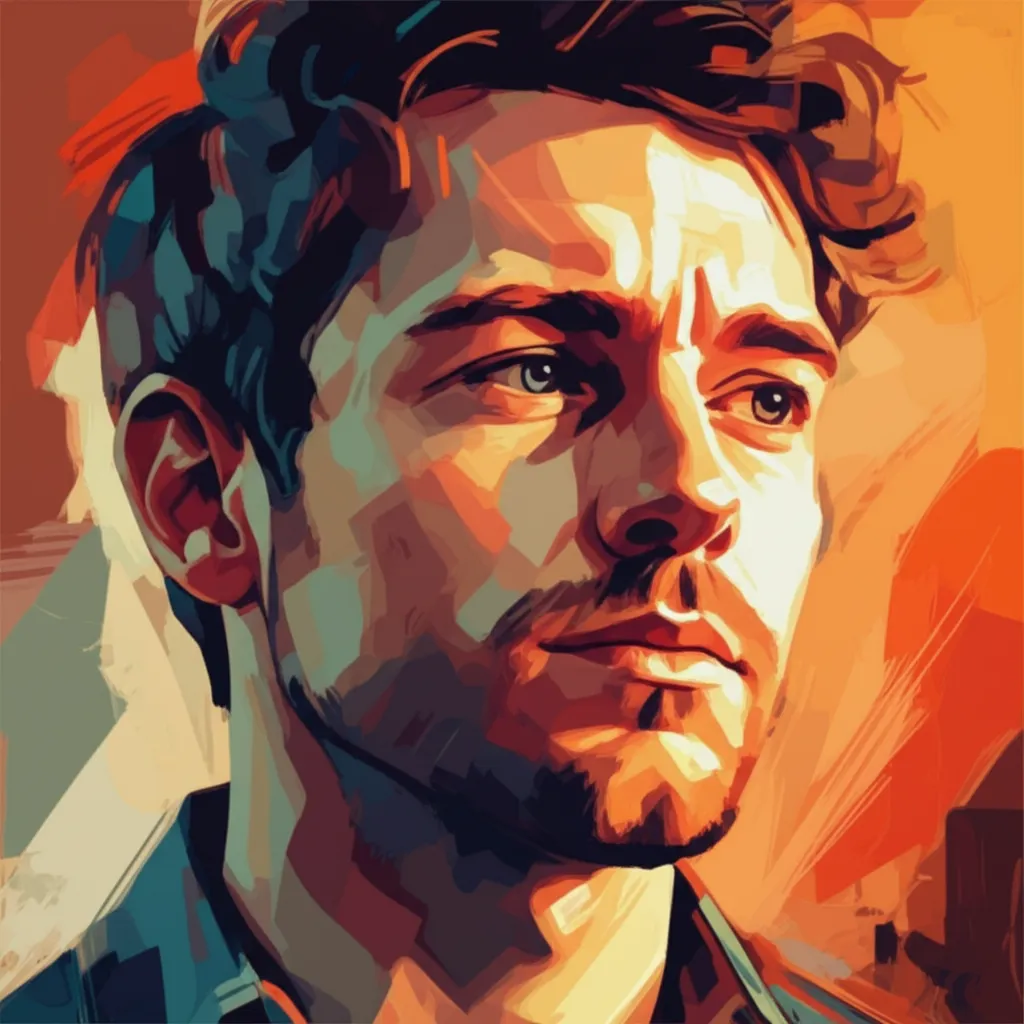 Artistic portrait of Robbie Pickering