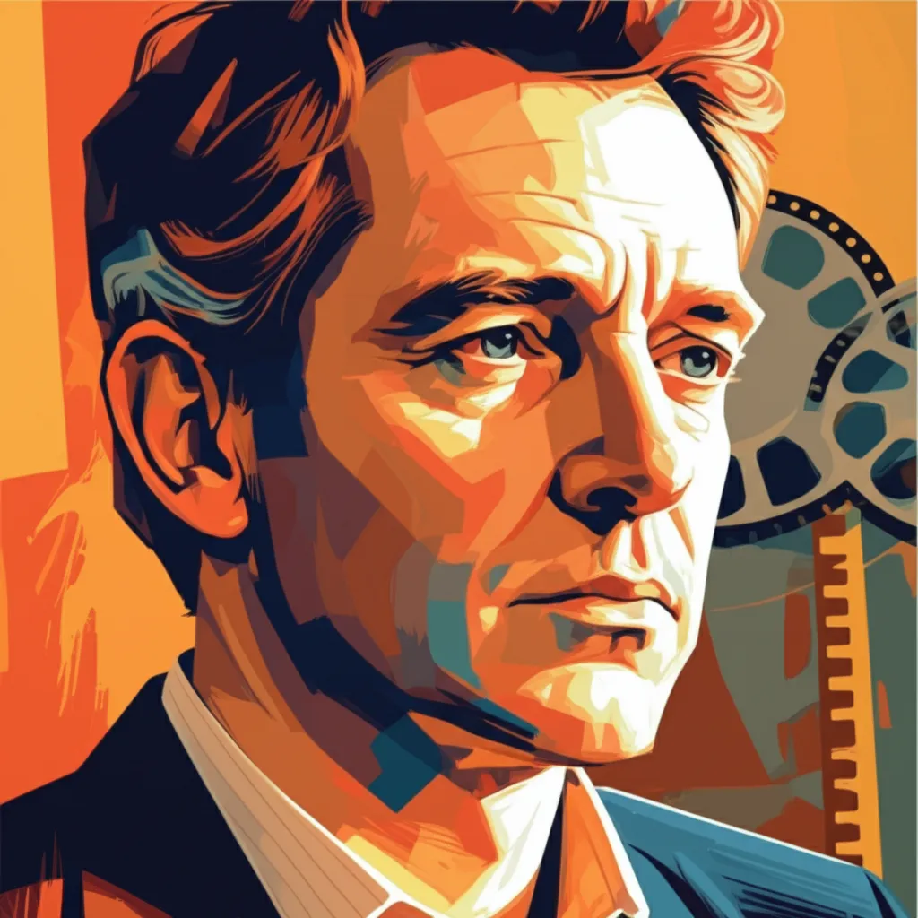 Artistic portrait of Saul Dibb