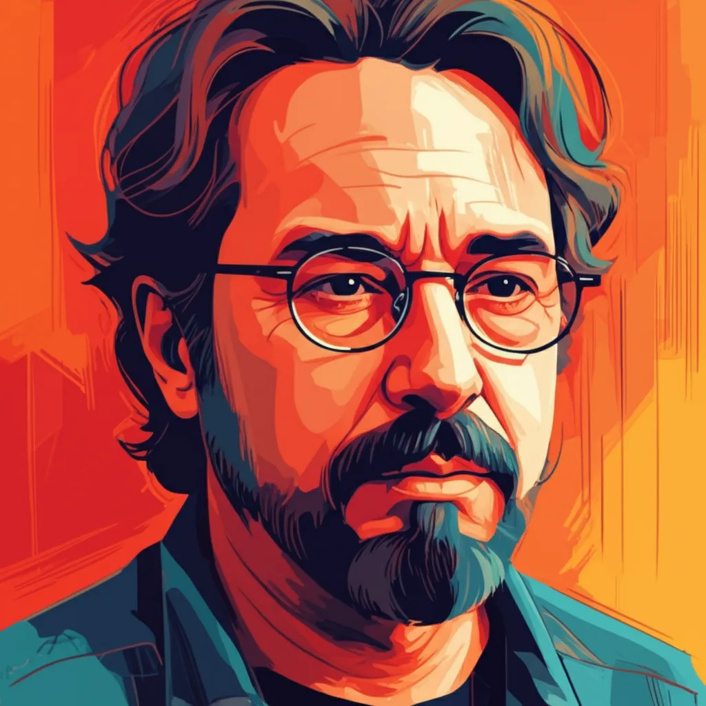 Artistic portrait of Jeff Burr
