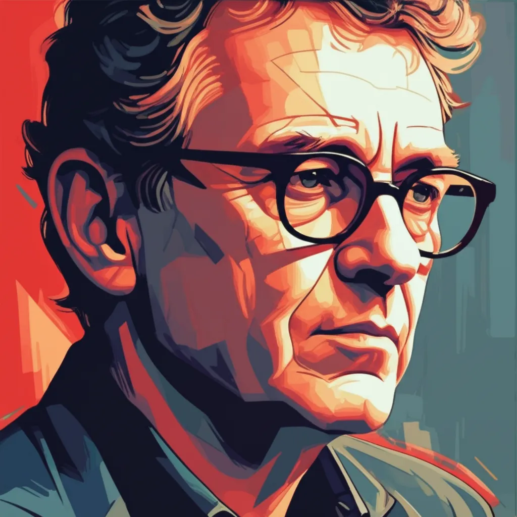 Artistic portrait of Philippe Lioret