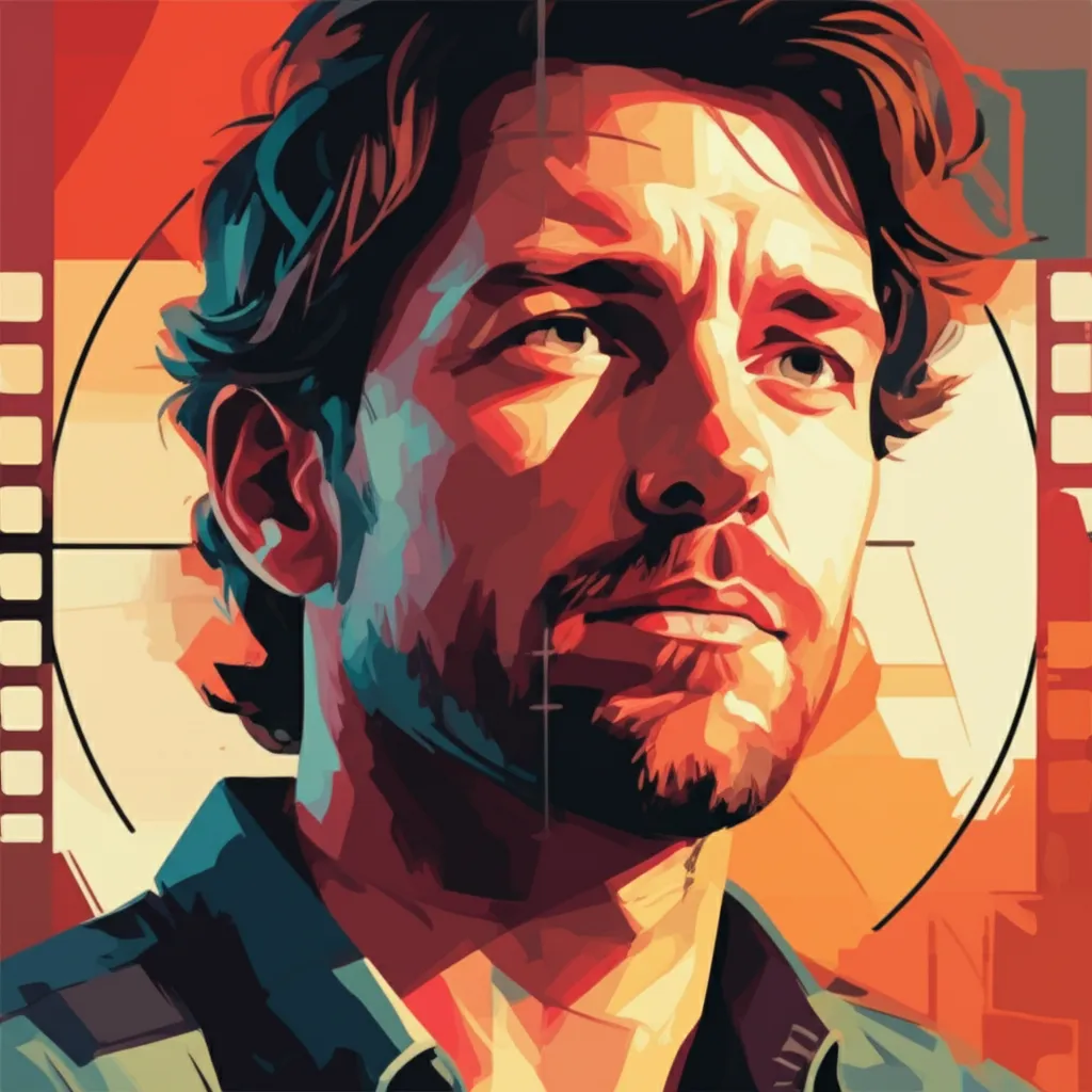 Artistic portrait of Shane Abbess