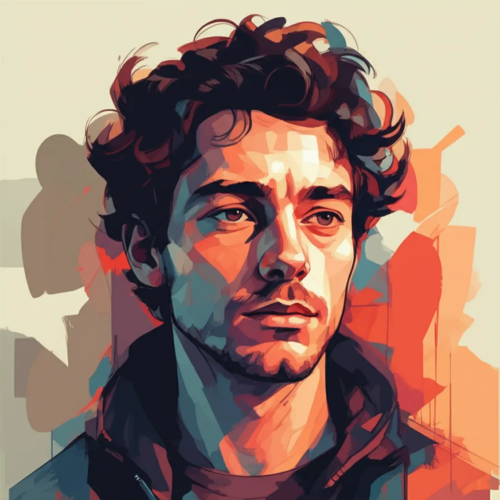 Artistic portrait of Bruno Samper