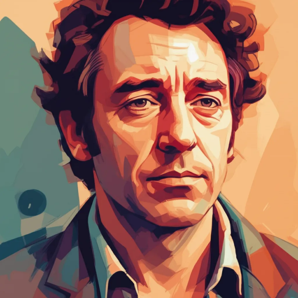 Artistic portrait of Dany Boon