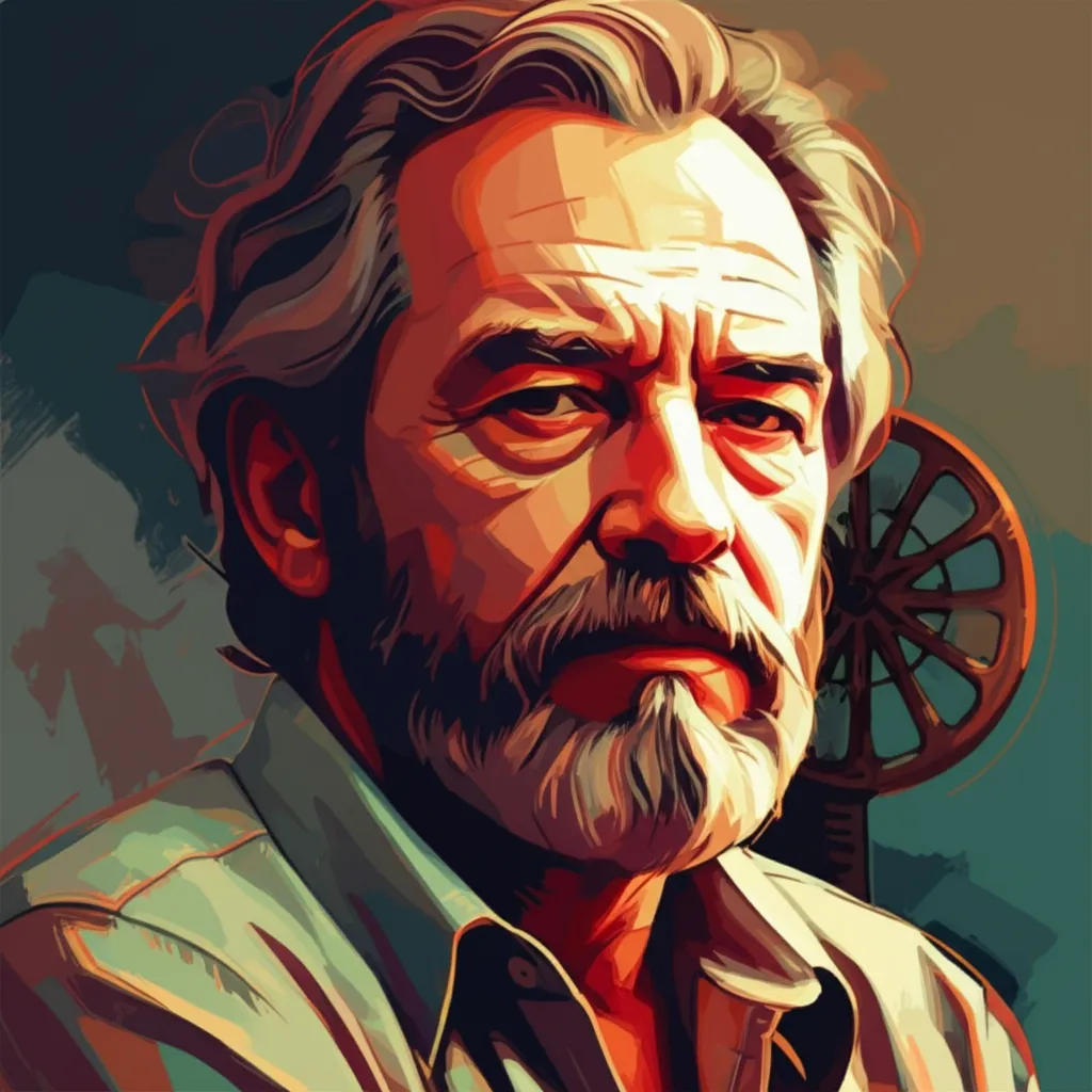 Artistic portrait of John Milius