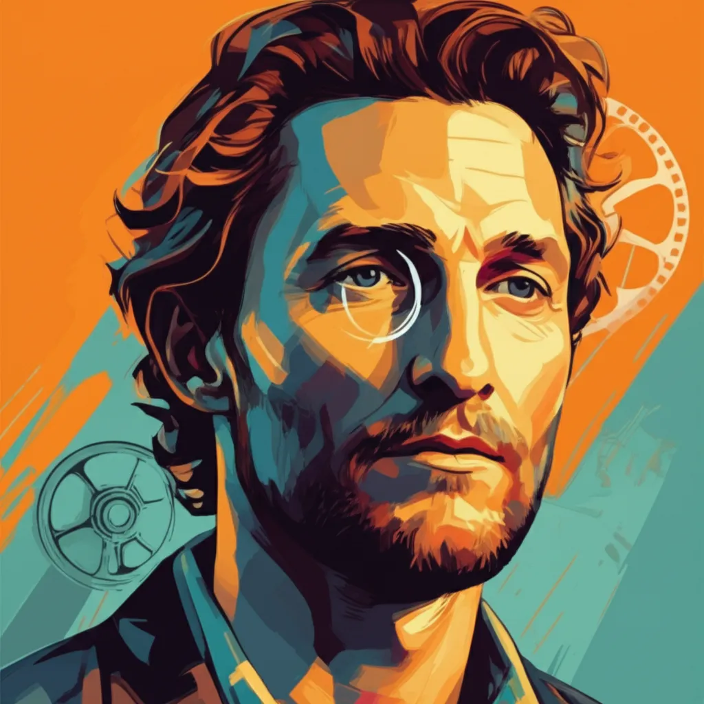 Artistic portrait of Matthew McConaughey