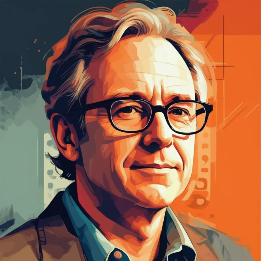 Artistic portrait of Steve Hickner