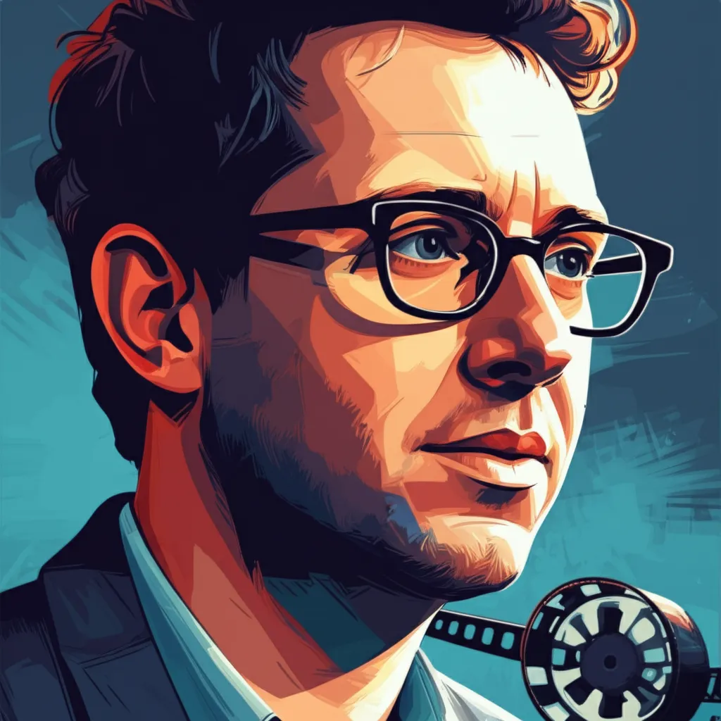 Artistic portrait of Mike Birbiglia