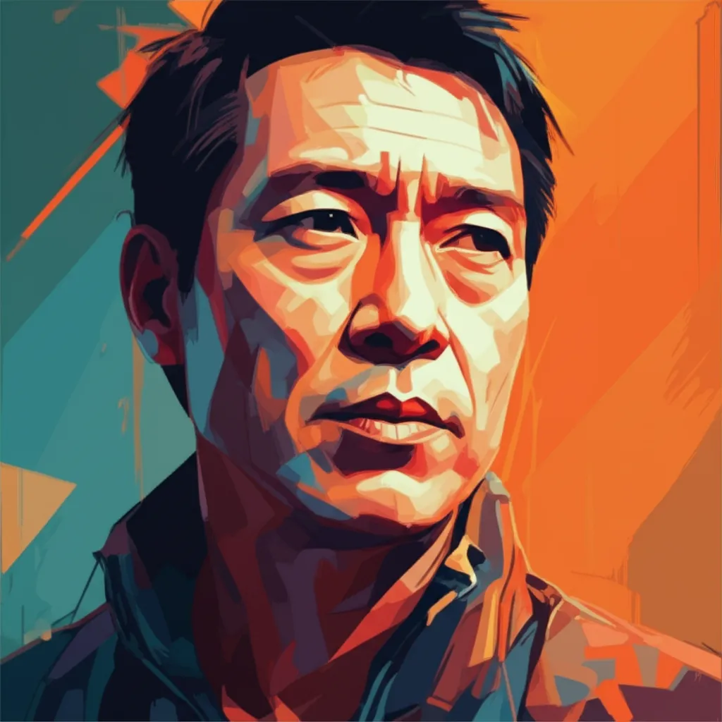 Artistic portrait of Chris Nahon