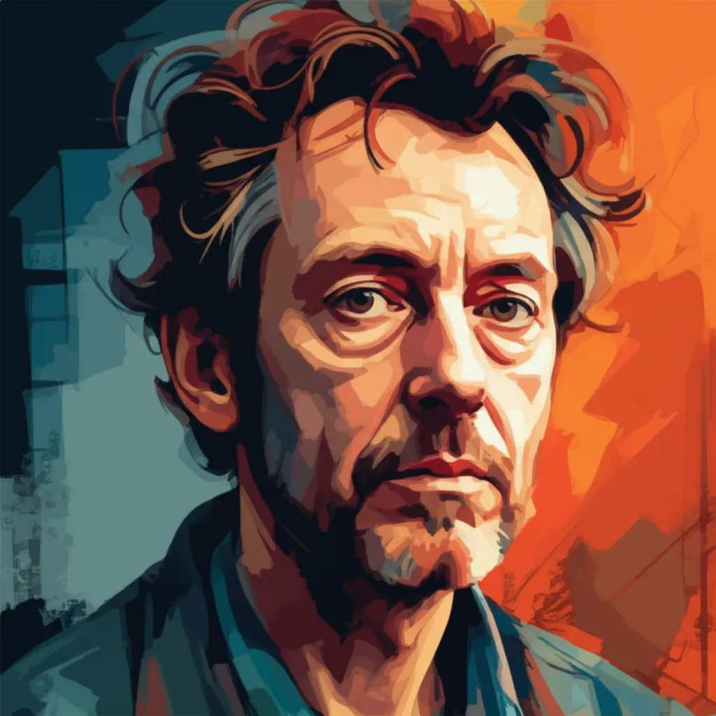 Artistic portrait of Dave McKean