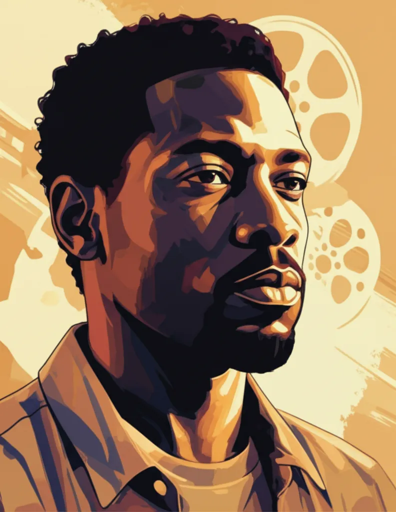 Artistic portrait of Rick Famuyiwa