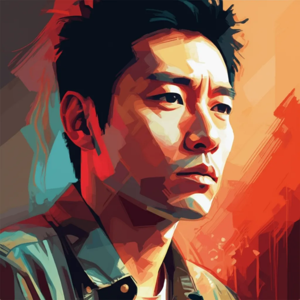 Artistic portrait of Jieho Lee