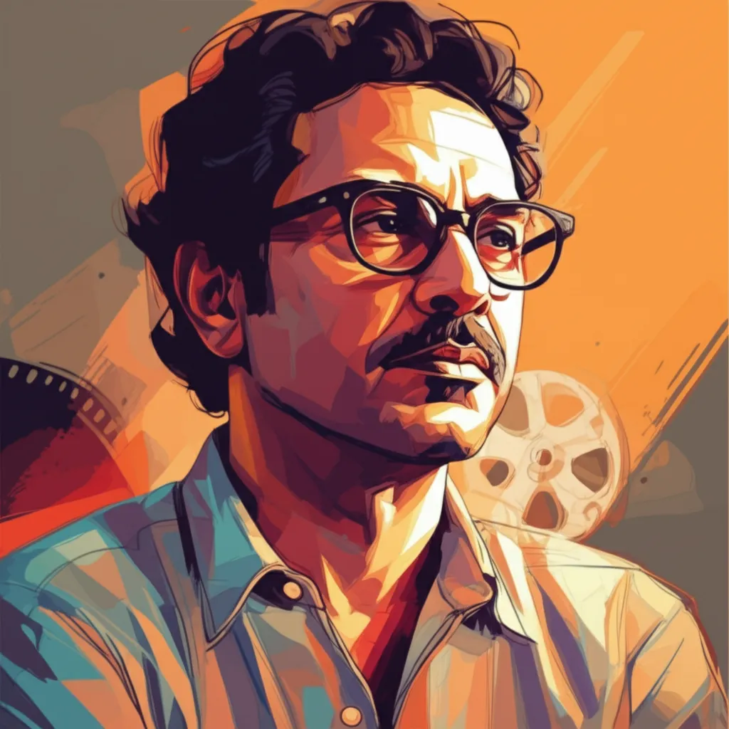 Artistic portrait of Mastan Alibhai Burmawalla