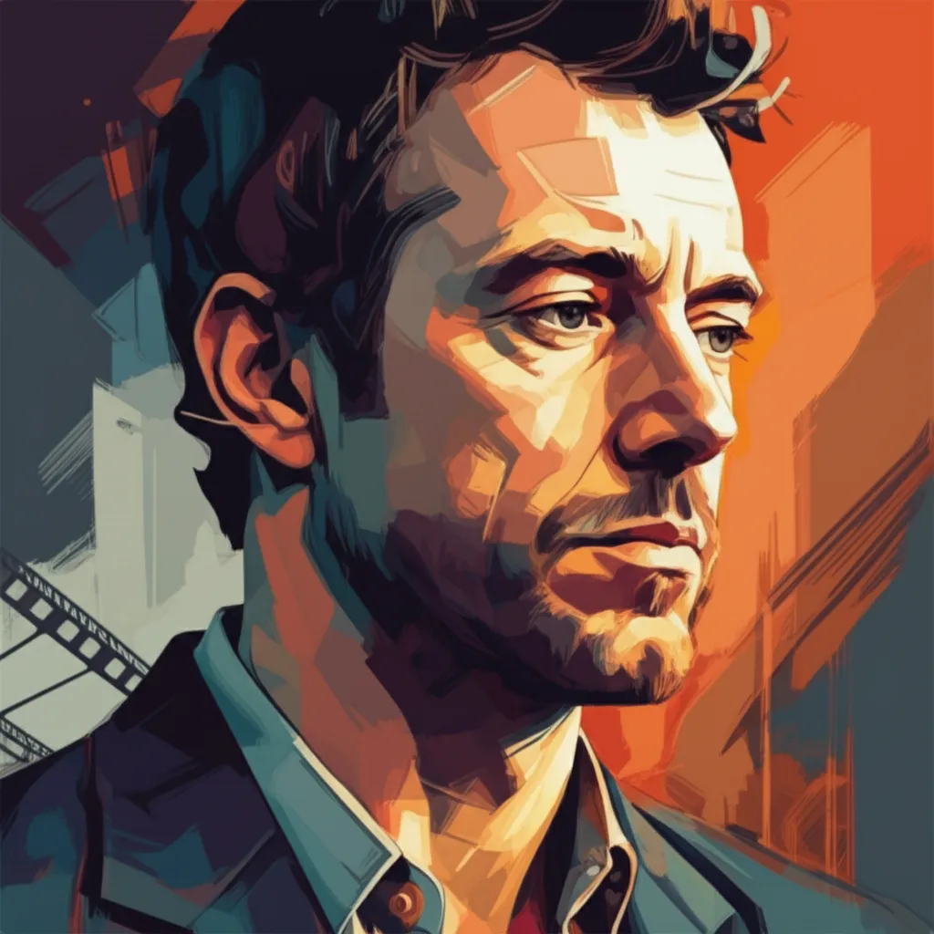 Artistic portrait of Guy Ritchie