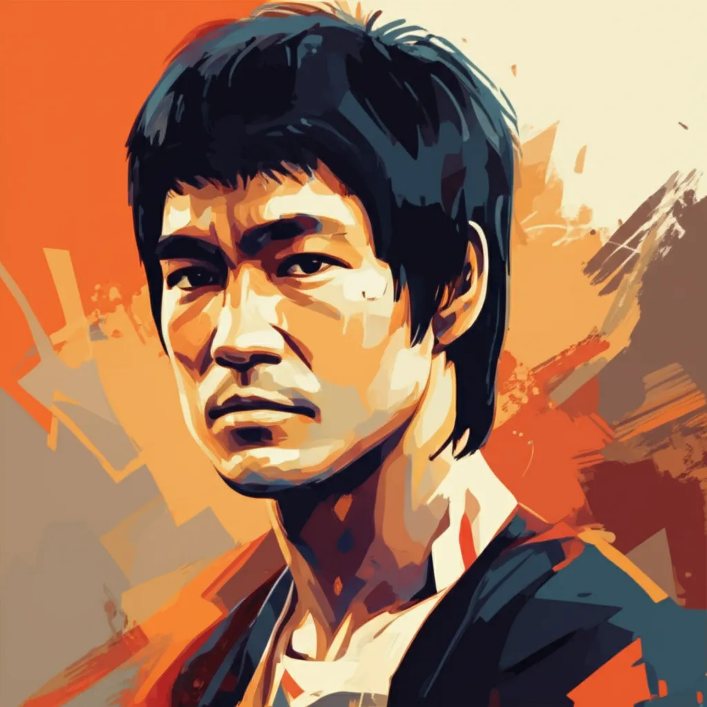 Portrait of Bruce Lee